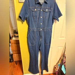 SHEIN denim jumpsuit plus